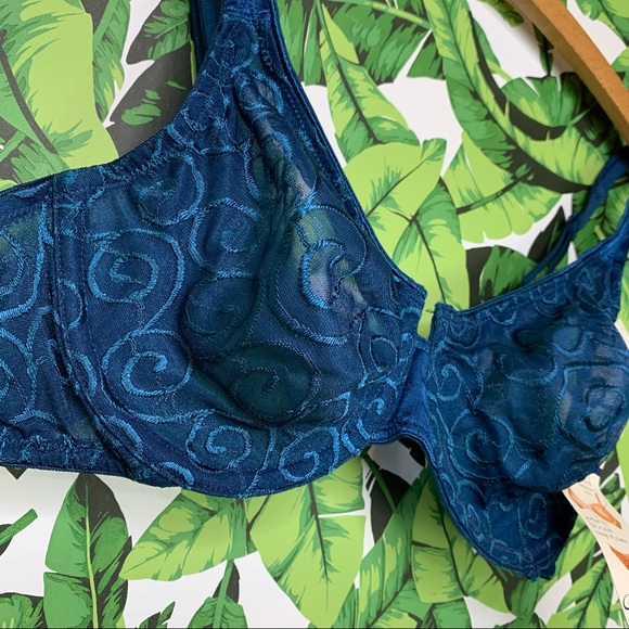 Retro Y2K Vanity Fair Bra Women's Size 36B Sheer Brilliance Seamless Cups 2000s - Picture 7 of 9